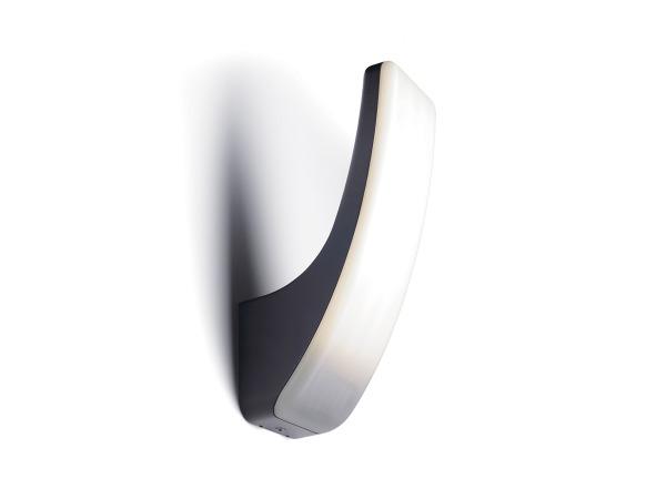 Veiling - 2x 15W LED Wandlamp design zand zwart warm wit wat, Tuin en Terras, Buitenverlichting