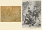 Eugène Delacroix (1798–1863) - Compositional Study for The, Antiquités & Art, Art | Peinture | Classique
