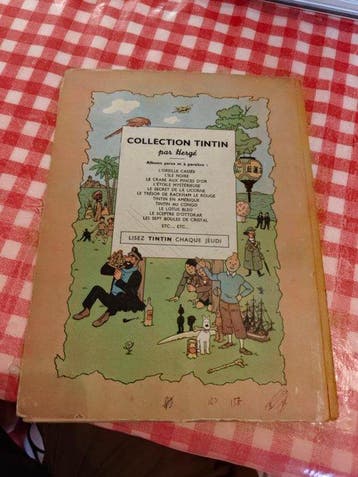 Tintin - Les sept boules de crystal - 1 Album - Eerste, Livres