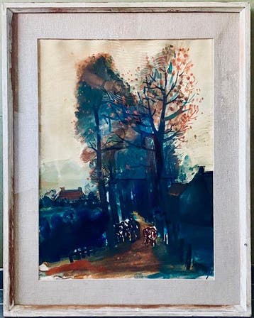 Albert Saverys (1886 - 1964) - Wandeling met koeien