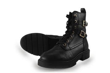 Nelson Veterboots Meisjes in maat 33 Zwart, Verzenden, Jongen of Meisje, Schoenen, Zo goed als nieuw