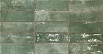 Wandtegel Groen 31x60cm (Muurtegels, Muur- en plafondtegels), Doe-het-zelf en Bouw, 60 cm of meer, Nieuw, Ophalen of Verzenden