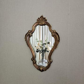 Miroir - Verre, Composite, Bois - kuifspiegel