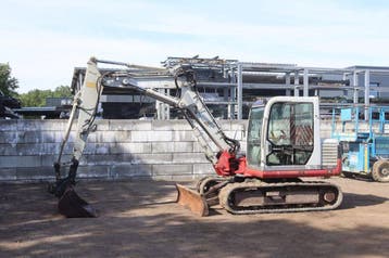 Veiling: Rupsgraafmachine Takeuchi TB175 Diesel 43.5kW 2003, Ophalen