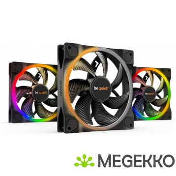 Be quiet! LIGHT WINGS 140mm PWM Triple Pack, Verzenden, Nieuw