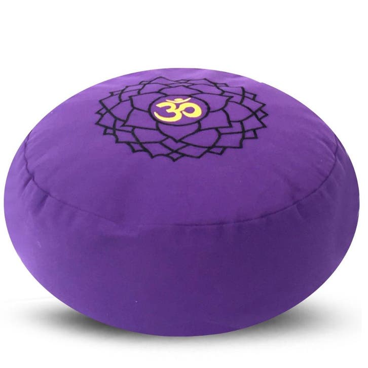 Meditatiekussen met Borduursel - Crown Chakra, Sports & Fitness, Produits de santé, Wellness & Bien-être, Enlèvement ou Envoi