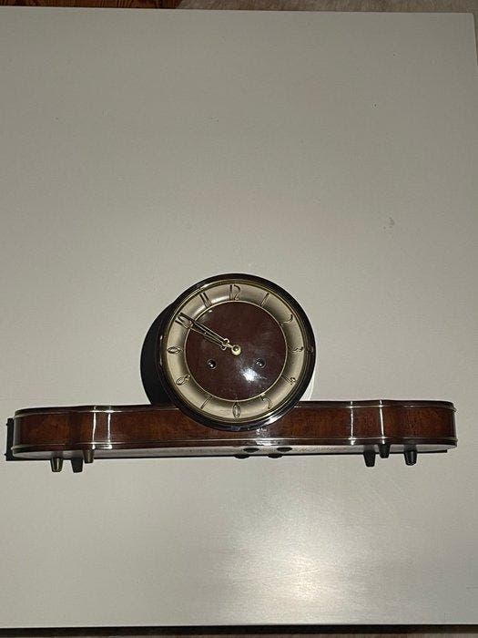 schoorsteenklok - - Nussbaum - 1960-1970, Antiquités & Art, Antiquités | Horloges