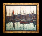 Luc Kaisin (1901-1963) - Bateaux au port