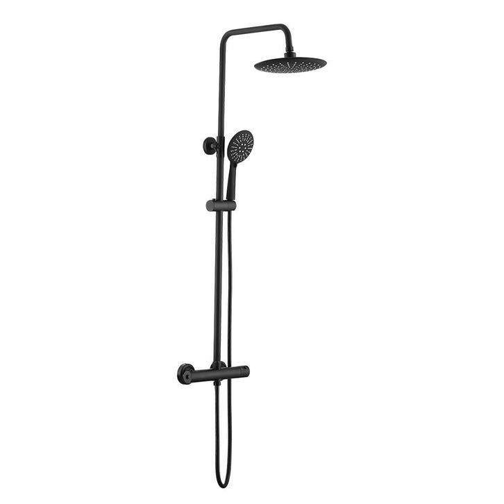 Douchestang Zwart + thermostaat + douchekop Regendouche SALE, Huis en Inrichting, Badkamer | Badtextiel en Accessoires, Overige typen