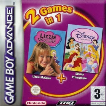 Lizzie McGuire + Disney Princess - Gameboy Advance (Losse..., Ophalen of Verzenden, Zo goed als nieuw