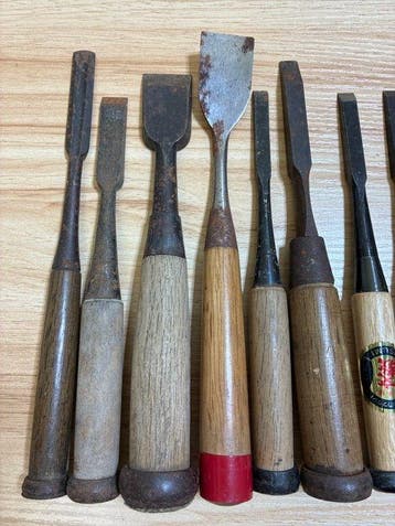Werkgereedschap - Set van 10 beitels4-8