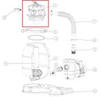 Reserve filterkop zandfilter artikel-51792-51793-27041-27042, Ophalen of Verzenden, Nieuw