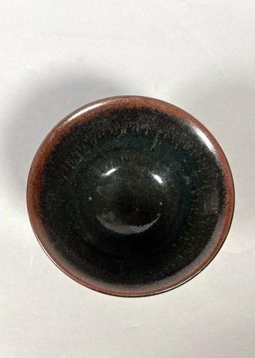 Chinois ancien Grès bowl , 17 cm. ( ca 960 - 1279 AD ). - 8