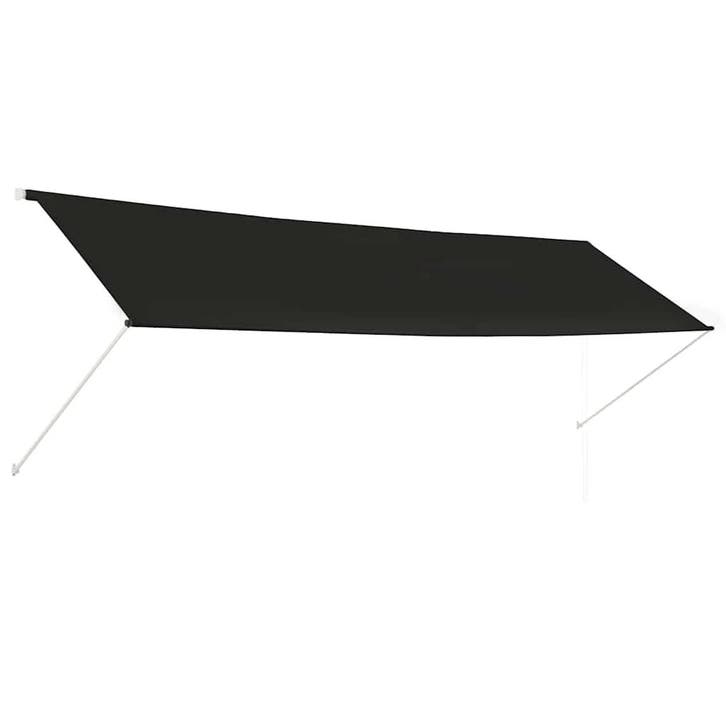 Luifel Antraciet | Retour deal | Knaller van een prijs, Tuin en Terras, Zonneschermen, 250 cm tot 450 cm, Zo goed als nieuw, Uitvalscherm