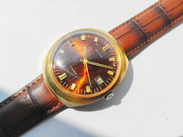 Bellana - Swiss (cal. Eta 2752) gold plated mens - Zonder, Nieuw