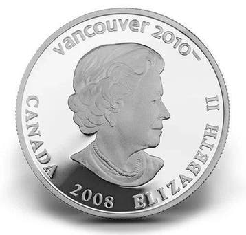 Canada. 25 Dollars 2008 Home of the Vancouver 2010 Winter, Timbres & Monnaies, Monnaies | Europe | Monnaies non-euro