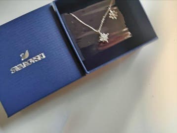 Swarovski - Beeldje - Star pendant necklace - Metaal,, Antiek en Kunst