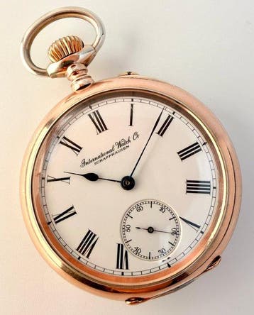 IWC - Schaffhausen Silver .800 Pocket Watch, 1895, Calibre, Nieuw