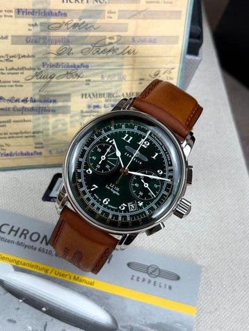 Zeppelin - Chronograph Date - Los Angeles - 76144 LZ126 -