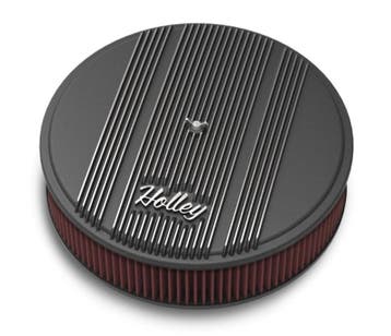 HOLLEY FINNED VINTAGE STYLE AIR CLEANER - 14 DIAMETER X 3, Ophalen of Verzenden, Nieuw