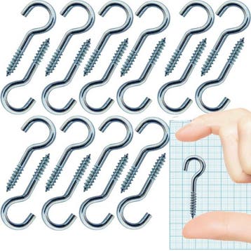 Schroefhaken 50mm - 20 stuks verzinkte uitvoering, Verzenden, Nieuw