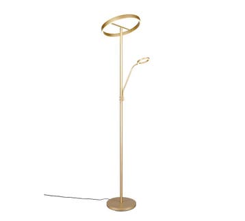 Trio WILLIS vloerlamp | LED | goudkleurig | Ø 40 cm | IP20 |, Verzenden
