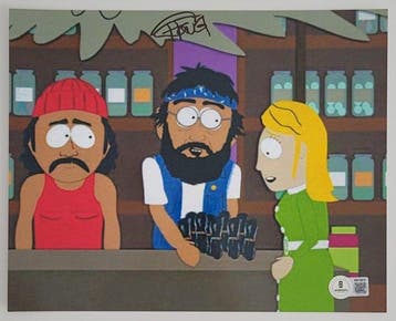 South Park - Tommy Chong - Autograph, Photo With Beckett COA, Verzamelen, Film en Tv, Nieuw