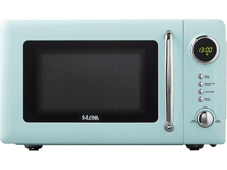 Etna -  Magnetron 800 W Inhoud 20 L - Turkoois, Elektronische apparatuur, Microgolfovens, 60 cm of meer, Draaiplateau, Nieuw, Microgolfoven