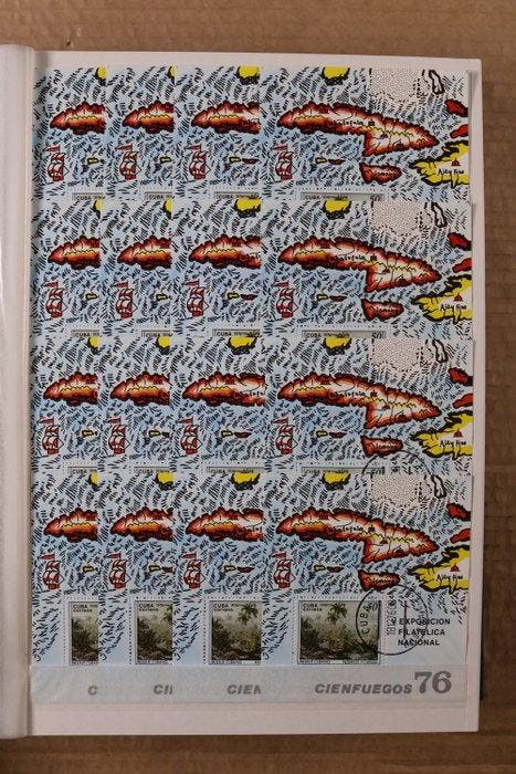 Wereld 1976/1997 - Voorraad van ca. 2000 blokken/vellen -, Postzegels en Munten, Postzegels | Amerika