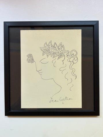 Jean Cocteau (1889-1963) - Profil d’Orphée, Antiek en Kunst