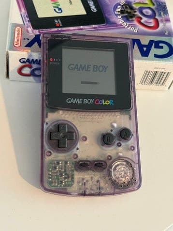 Nintendo - Gameboy Color - Game Boy Color Clear Purple -, Nieuw