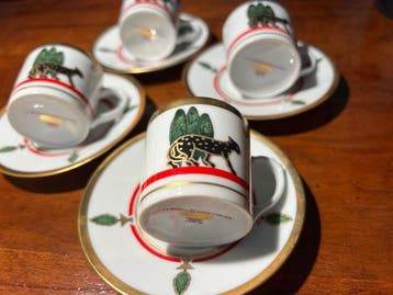 Limoges - la maison de Louis Cartier - Tasse à café (5) -, Antiquités & Art