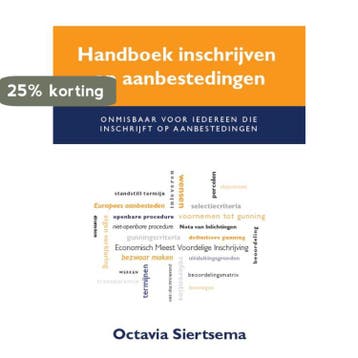 Handboek inschrijven op aanbesteding 9789491164101, Boeken, Verzenden, Gelezen, Octavia Siertsema