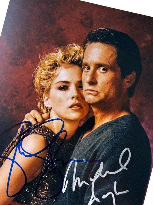 Basic Instinct (1992) - Double Signed by Michael Douglas &, Collections, Cinéma & Télévision
