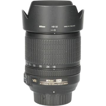 Tweedehands Nikon AF-S 18-105mm f/3.5-5.6G VR DX CM7910, Ophalen of Verzenden, Gebruikt, Overige typen, Zoom