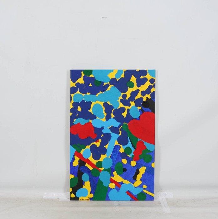 Kuno Schiefer (1948-1992) - Sprudelnd, Antiek en Kunst, Kunst | Schilderijen | Modern