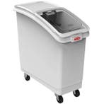 Voedseltrolley | Kunststof | Wit | 80L | Wielen | Incl., Verzenden