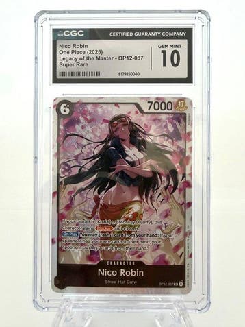 One Piece - 1 Graded card - One Piece - Nico Robin - Legacy, Nieuw