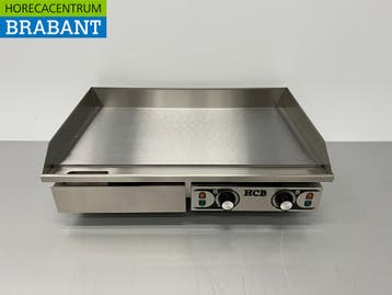 Plaque grill lisse en acier inoxydable Gril 73 cm 2 x 230V, Verzenden
