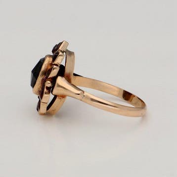 Bague - 14 carats Or rose Grenat, Bijoux, Sacs & Beauté, Bagues