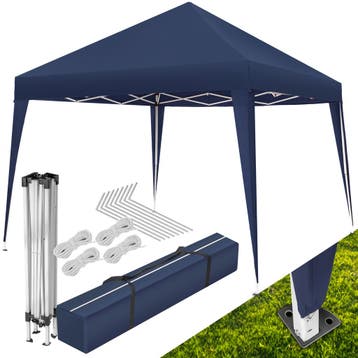 Tuinpaviljoen Linosa opvouwbaar 3x3m - blauw, Verzenden, Nieuw