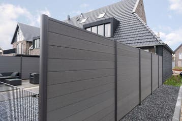 Hoogwaardige Composiet Schuttingen van Evo-Wood, Tuin en Terras, Kunststof, 1 tot 2 meter, Verzenden, 6 meter of meer