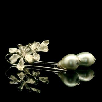 Parel - Zilver, Sterling Zilver (S925) – Witte South Sea