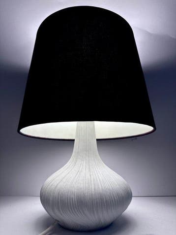 Rosenthal - Martin Freyer - Tafellamp (4) - plissé - Biscuit