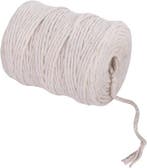 Jute dik 6 draads grote klos wit macrame koord mm rol 120, Nieuw
