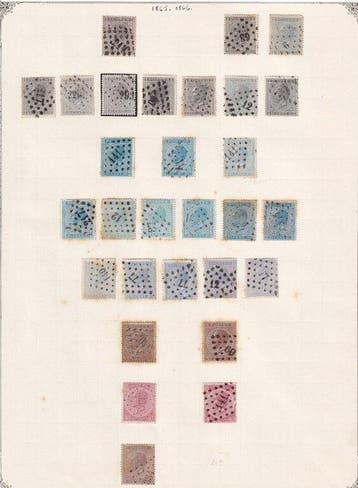 Belgique 1849/1915 - Collection sur feuilles - OBP/COB, Gestempeld