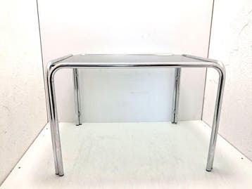 Table - Chromé(e), Verre, Antiek en Kunst