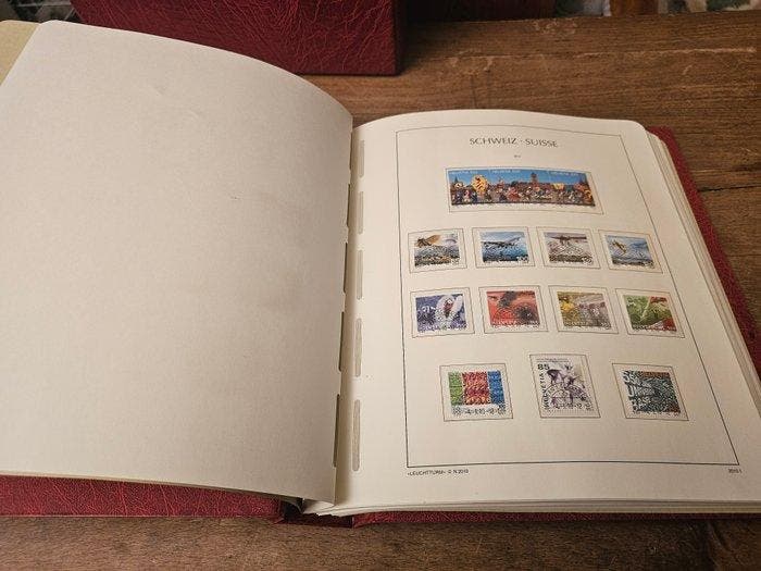 Zwitserland 2010/2019 - CH 2010-2019 NIEUW Album LEUCHTTURM, Postzegels en Munten, Postzegels | Europa | België