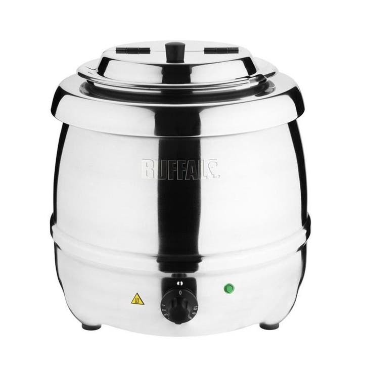 Soepketel RVS 10 liter | 36(h)x34,5(Ø)cm Buffalo, Articles professionnels, Horeca | Équipement de cuisine, Envoi