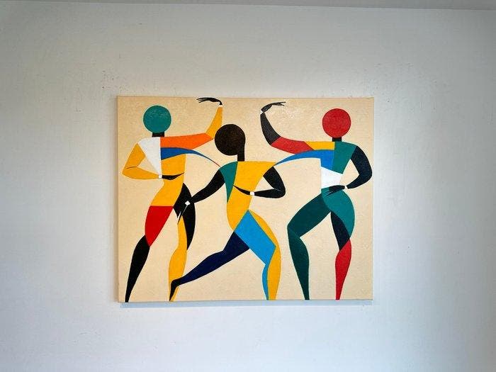 Barbara Schaumann - Dancing with you, Antiquités & Art, Art | Objets design